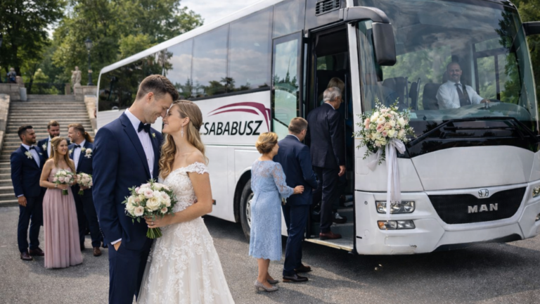 Buszbérlés esküvőre – így oldd meg a vendégszállítást stresszmentesen
